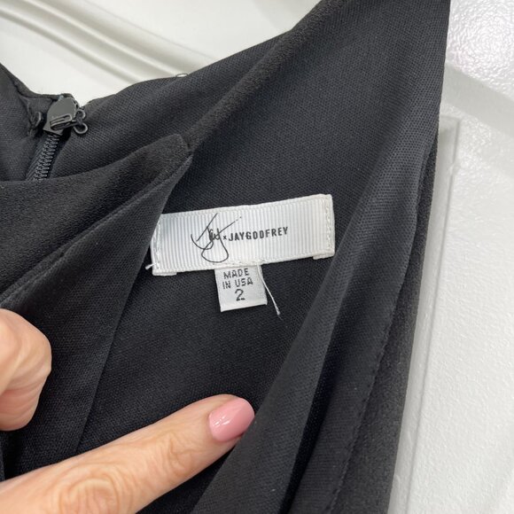 JayGodfrey Black Gown - Bertoia - NWOT - Size 2 - Picture 7 of 10